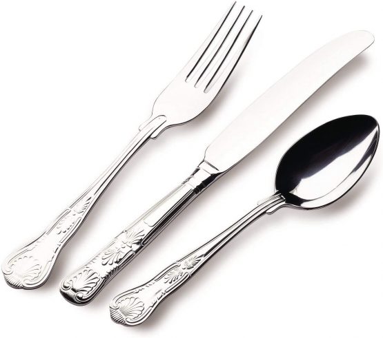 Kings Pattern Teaspoons, 18/0 Stainless Steel, Mirror Finish - Everyday Parish Cutlery (Pack of 12) - Image 4