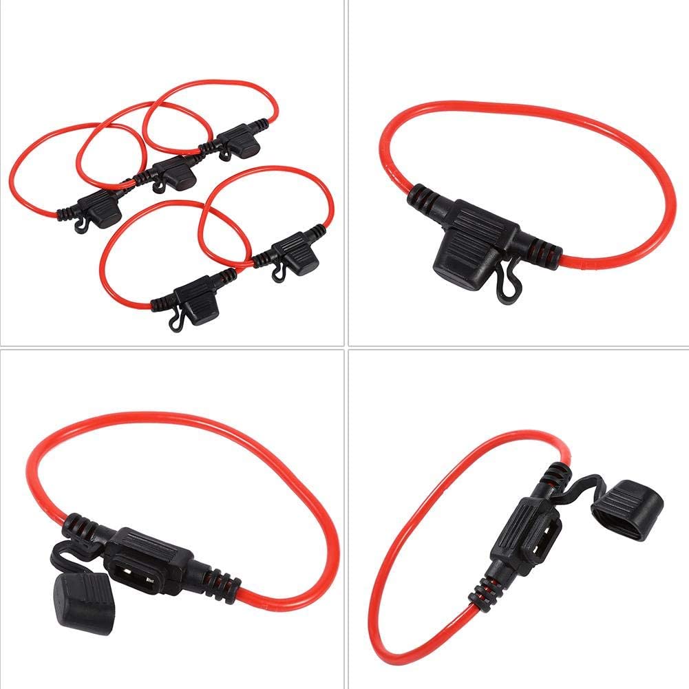 5pcs In Line Blade Holder Standard Mini Blade Holder Automotive Car Truck Waterproof Blade Holder Splash Proof 12V 30A in line holder 12v - Image 2