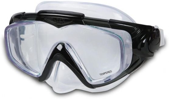 Intex Water Pro 180 i.12, Unisex – Adult Mask, Blue/Black, 12.4 x 10.5 x 22.2 - Image 2
