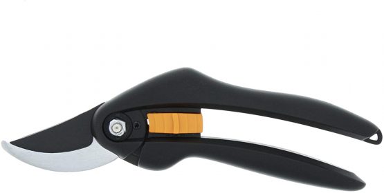Fiskars SingleStep Pruner Bypass P26, Non-stick coating Steel blades, Length: 20 cm, Cutting diameter: 2.2 cm, Black/Orange, SingleStep, 1000567 - Image 2