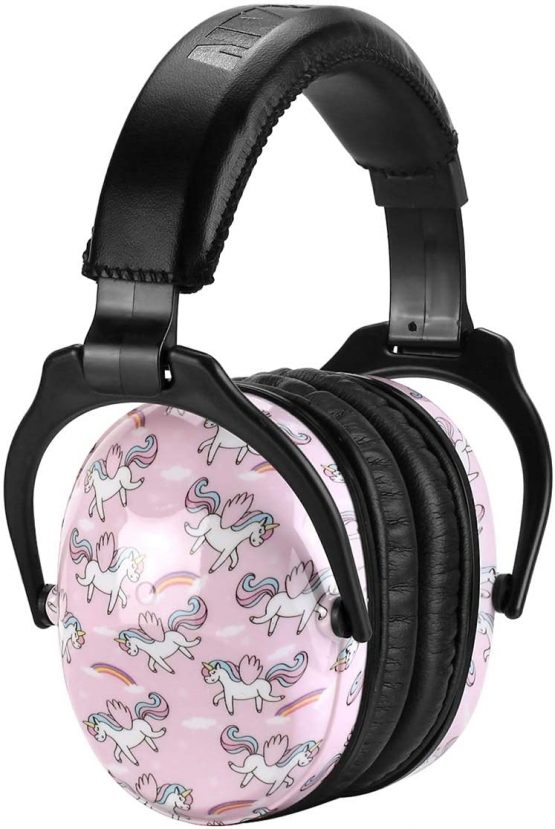 ZOHAN 030 Ear Defenders for Children, Upgraded Hearing Protection Muff for Toddler Kids, Noise Reduction for Young Teens Have Sensory Issues, Ideal for Autism, Fireworks, Concerts, Study - Unicorn