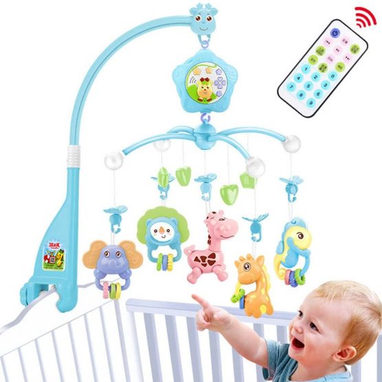 Baby cot Mobile with Lights and Music, Baby mobiles for cots with