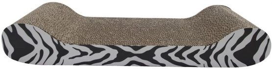 Catit Tiger Design Patterned Scratching Board with Catnip, Lounge - Image 2