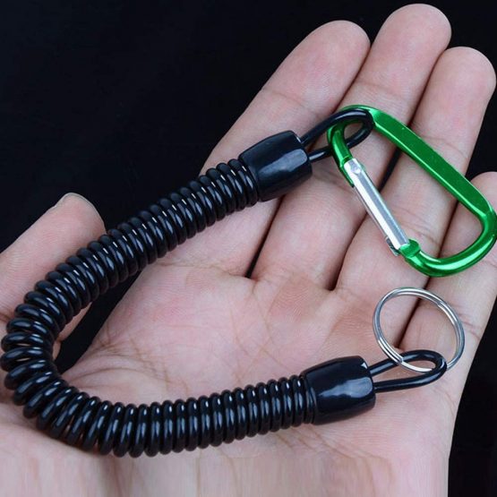 SourceTon Fishing Lanyards, 8 Packs Multicolor Fishing Ropes Boating Secure Retractable Coiled Tether with Carabiner, Fishing Tool - Image 4
