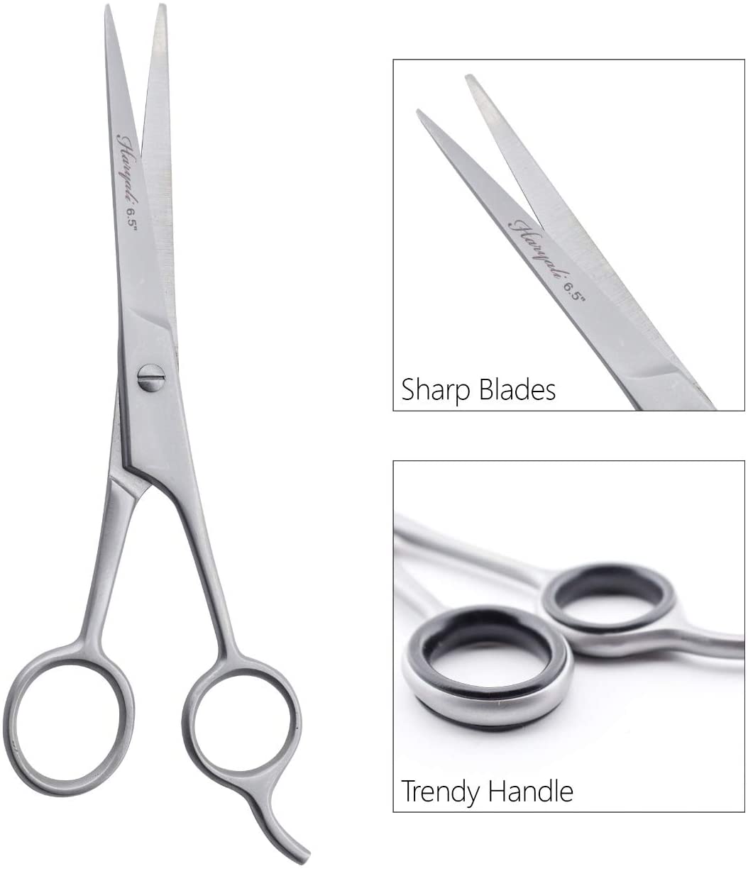 Haryali London, 6.5" Hair Cutting Scissor, Stainless Steel Hair Scissors with Fixed Screw - Image 3