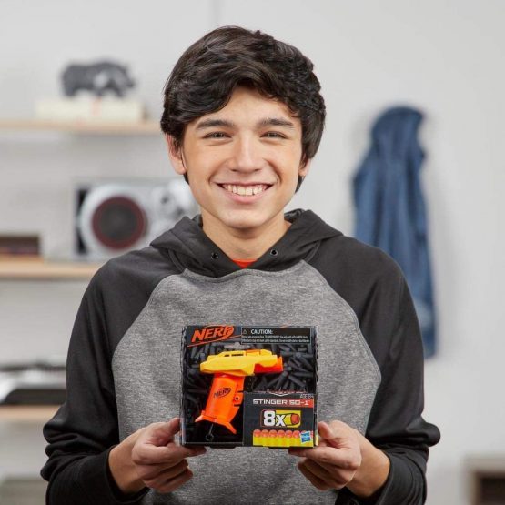 Nerf Alpha Strike Stinger SD-1 Toy Blaster - Includes 8 Official Nerf Elite Darts - For Kids, Teens, Adults - Image 3
