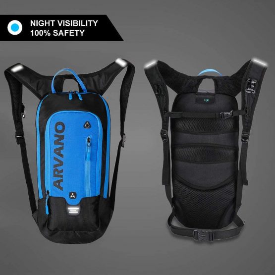 Arvano Cycling Backpack Mountain Bike Rucksack Small Lightweight Running Daypack Breathable Mini Ski Rucksack 6l for Skiing Mtb Biking Bicycle Day Hiking Camping Sports Bag Gifts for Men Women - Image 2