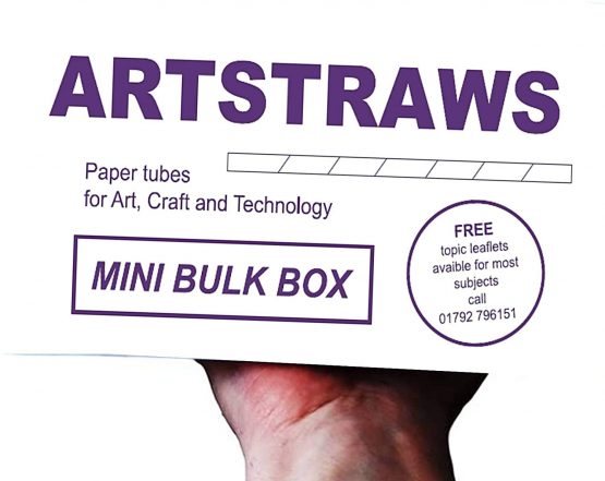 Amazing Arts and Crafts ARTSTRAWS MINI SCHOOL PACK COLOURED PAPER STRAWS ART STRAWS THIN GREEN RED YELLOW BLUE - Image 2
