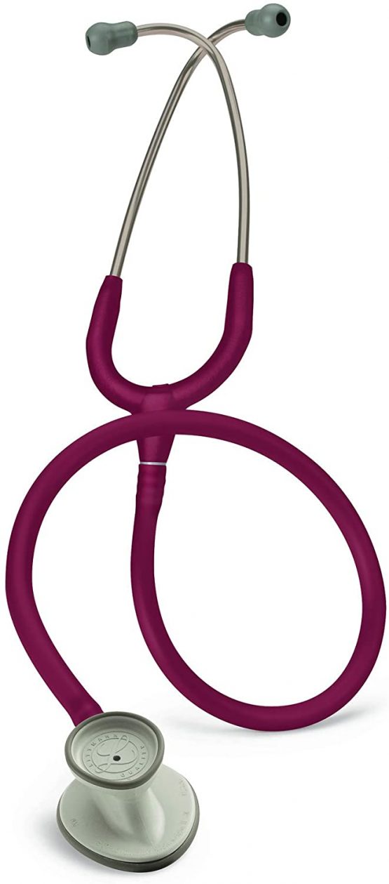 3M Littmann Lightweight II S.E. Stethoscopes, Burgundy Tube, 28 inch, 2451