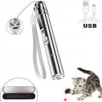 Makerfire 2 in 1 Cat Interactive Toy Dog Cat Catch Exercise Chaser Toy Pet Scratching Training Tool with USB Cable