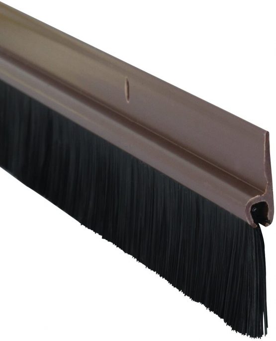 STORMGUARD Brown 02SR0200838B 838mm Bottom of The Door Brush Strip Draught Excluder (2'9")