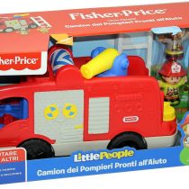 Little People Fire Truck Playset Toy for Children 1+ Years, Multicoloured, FPV32