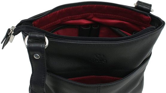 Mala Leather Robin Collection Leather Shoulder/Cross Body Bag 7173_97 - Image 4