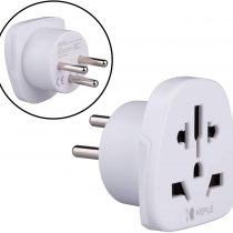 Israel Adapter Travel Type H Plug to UK, US USA American, AUS Australia, EU Europe European, Asia, China, Canada, Japan, Thailand, Ireland Adaptor Universal Worldwide Socket International 3 Pin Prong