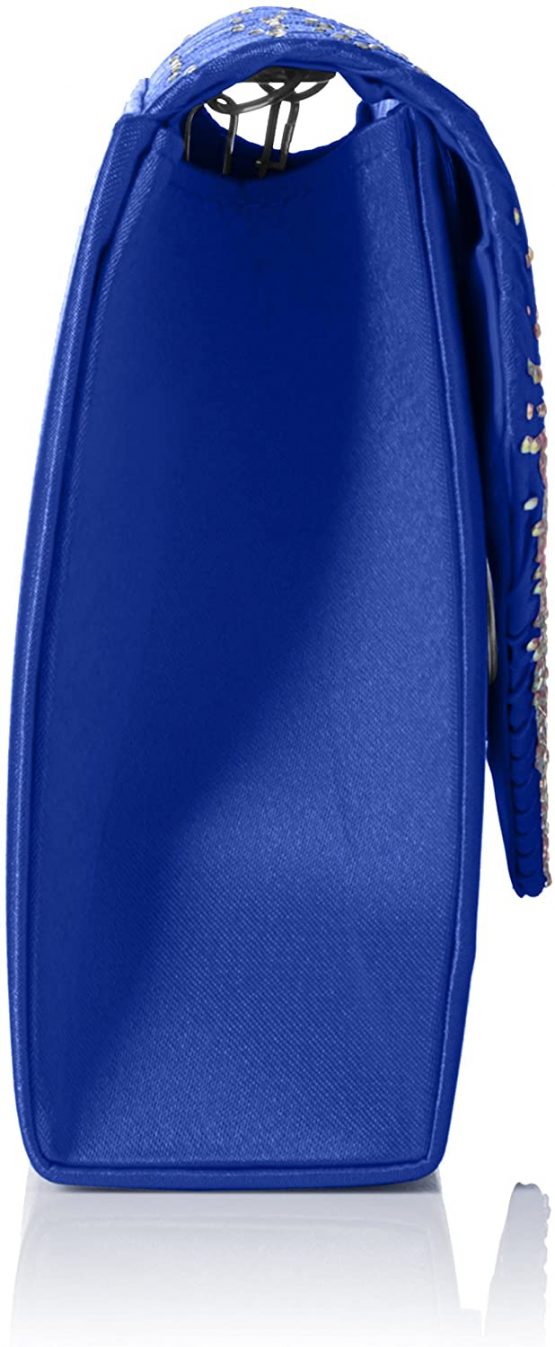 SWANKYSWANS Womens Abby Diamante Envelope Style Bag Clutch - Image 3