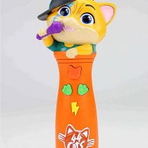 Smoby 44 Cats Microphone with 4 Music, Lights and Sounds, Recording Function + 5 YEARS 7600520126