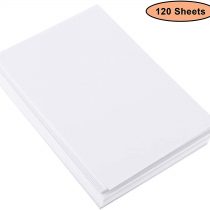 BELLE VOUS  Watercolour Paper A4 - Pack of 120 Cotton Cold Press Artist Watercolor Painting Sheets Perfect, 120 Sheets, White