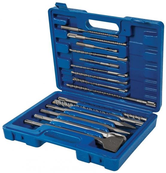 Silverline 196570 SDS Plus Masonry Drill and Steel Set 15pce 15pce