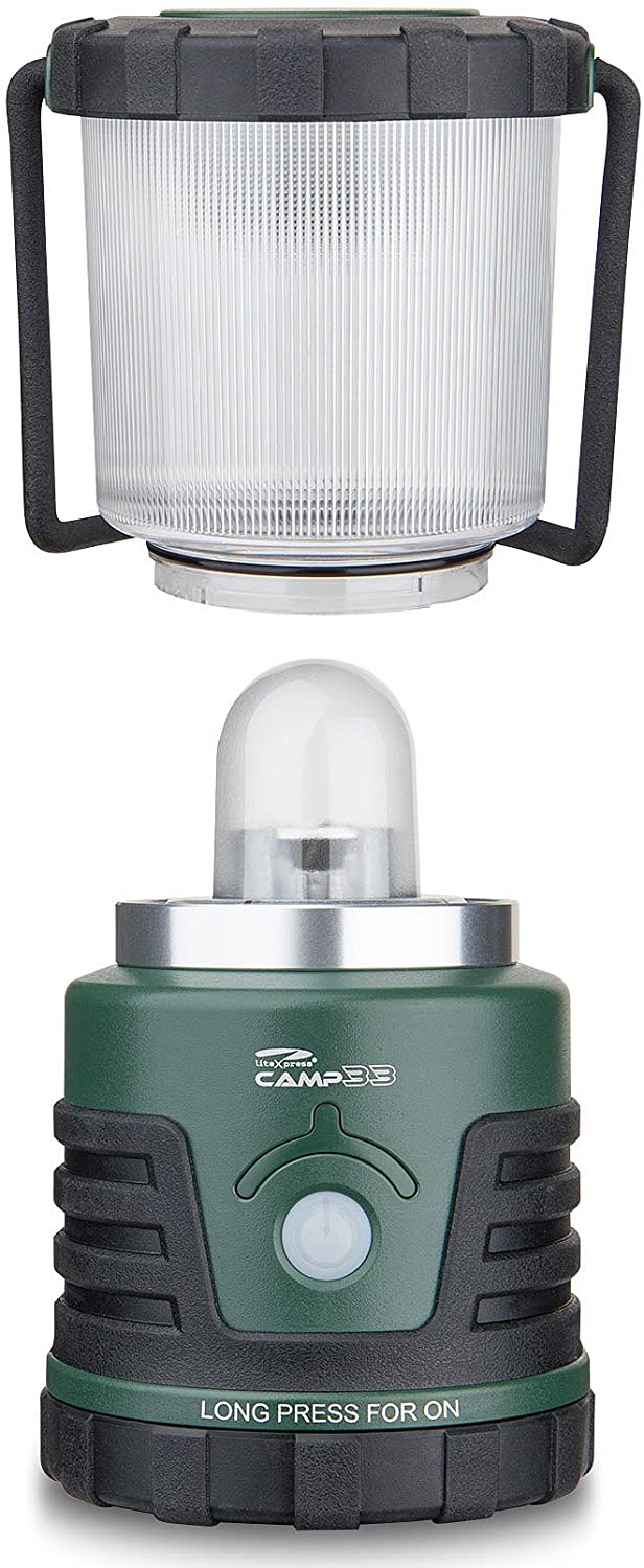 LiteXpress 33 Camping Lantern 530 lumens, Power Output Complies with