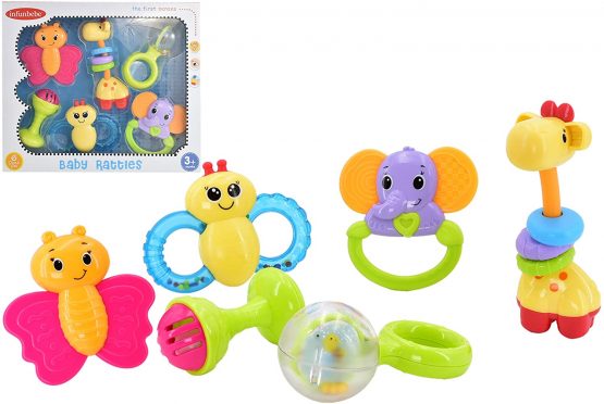 infunbebe 6 Pack Teething Toys for Baby and Toddler Aged 3 Months + - Image 4