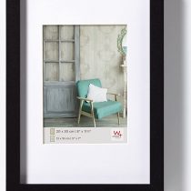 Walther Design Photo Frame, Wood, Black, 6 x 8 inch (15 x 20 cm)