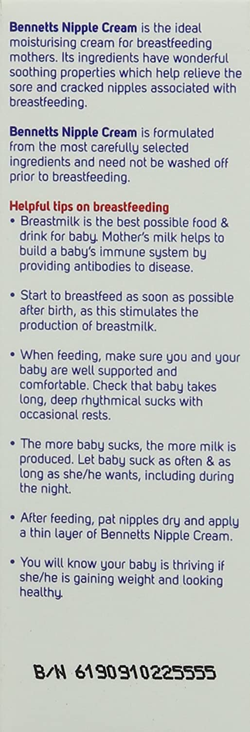 Bennetts Nipple Cream - Moisturizing Soothing Cream for Pregnant and Breast-feeding Mothers, 30ml, white, 30 ml (Pack of 1) - Image 3