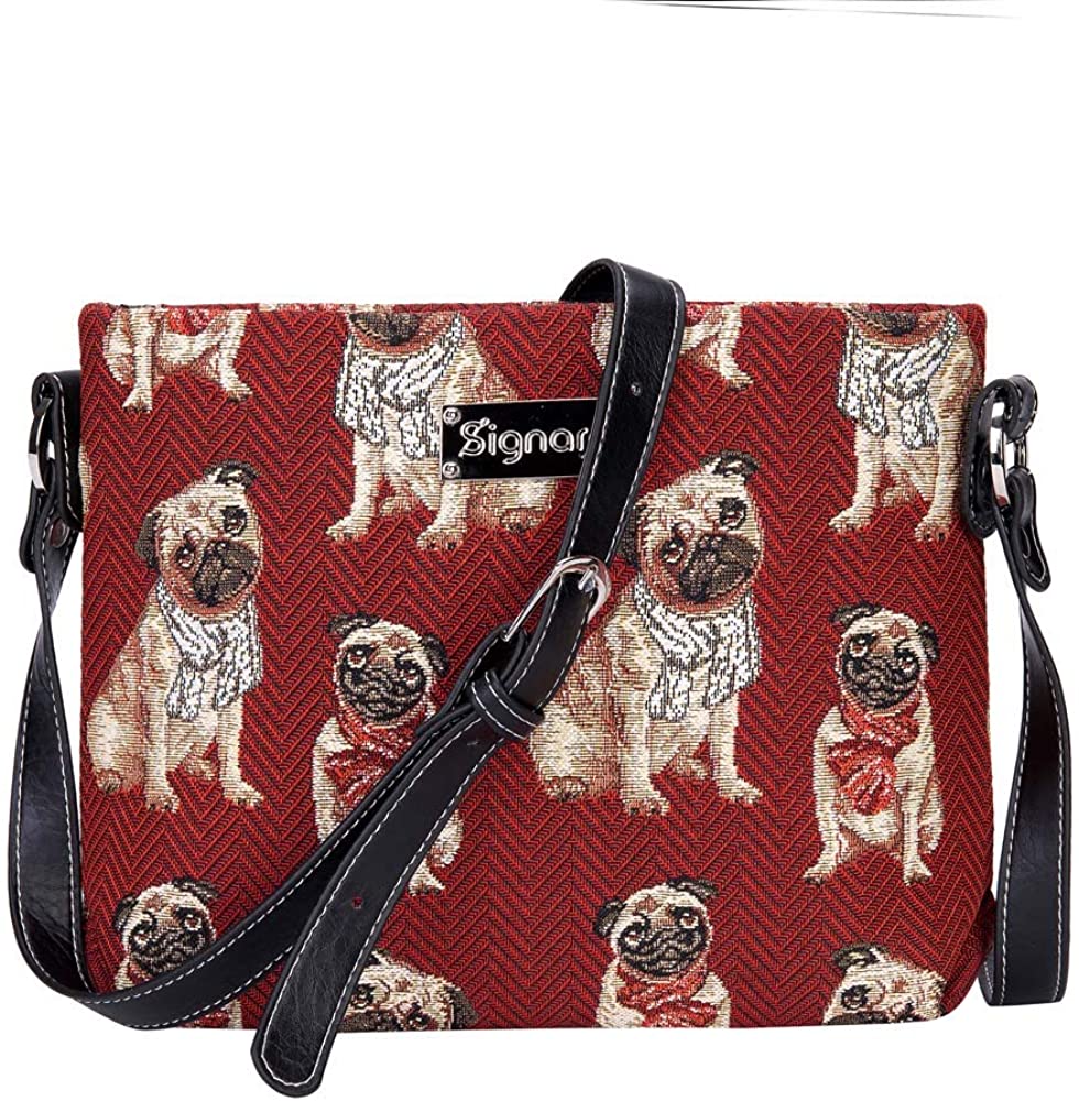 Signare Tapestry Crossbody Bag Small Shoulder Bag for Women with Dog Design Pug Gifts for Pug Lovers (Pug, XB02-PUG) - Image 4