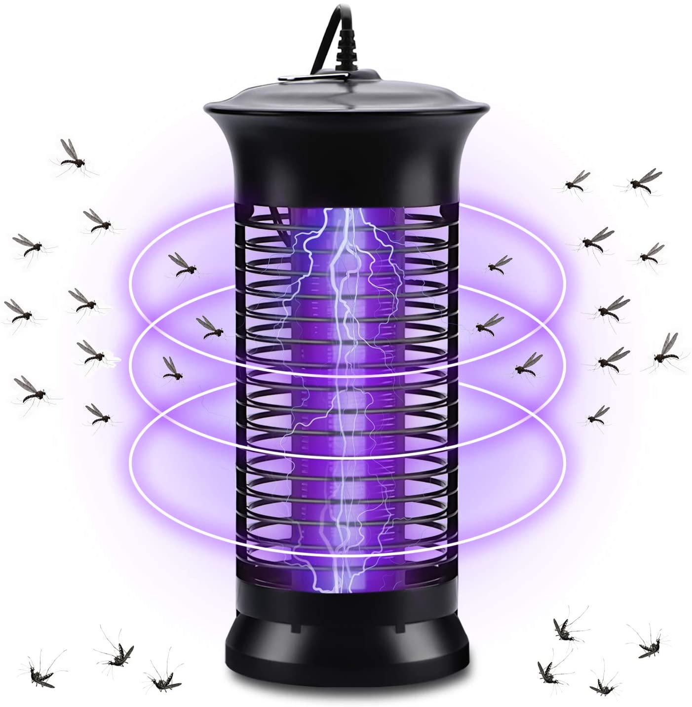 AUERVO Electronic Mosquito Killer Lamp, Bug Zapper with 6W UV Light