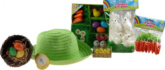 Boys Make Your Own Easter Bonnet Cowboy Hat Complete Decoration Kit w/Nest