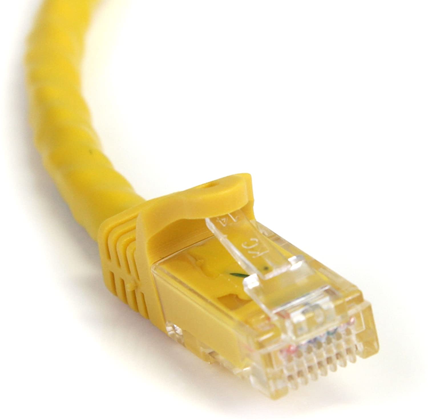 StarTech 100ft CAT6 Ethernet Cable, Yellow CAT 6 Gigabit Ethernet Wire - Image 2