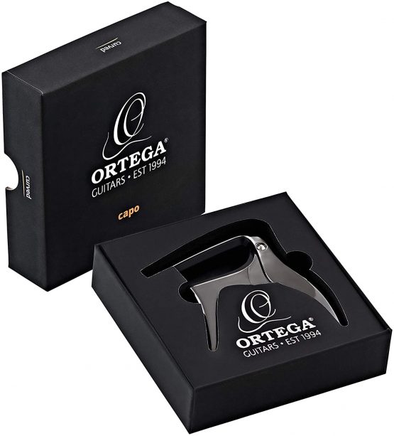 ORTEGA capodaster for Uke/Banjo OCAPOUKE-BCR"Special Edition" black chrome incl. Gift Box - Image 2
