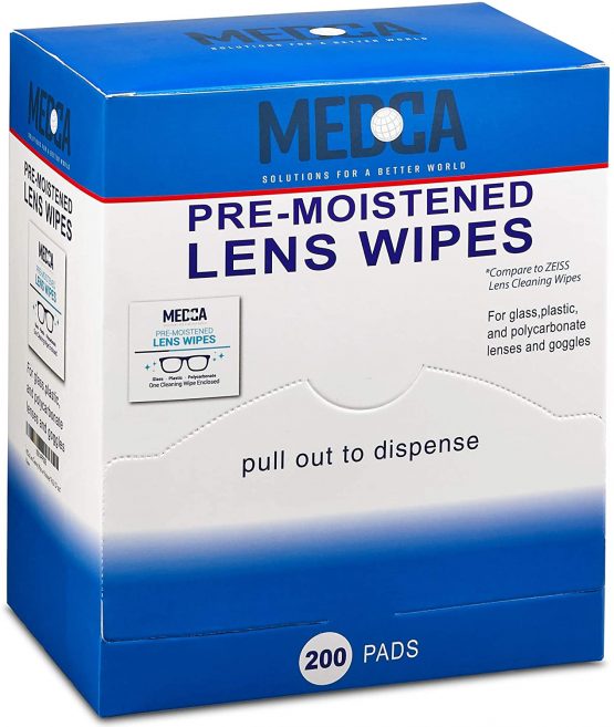 Premoistened Lens and Glass Cleaning Wipes - Portable Travel Cleaner for Glasses, Camera, Cell Phone, Smartphone, and Tablet - Disposable, Quick Drying, Streak Free - Individually Wrapped, Pack of 200 - Image 2