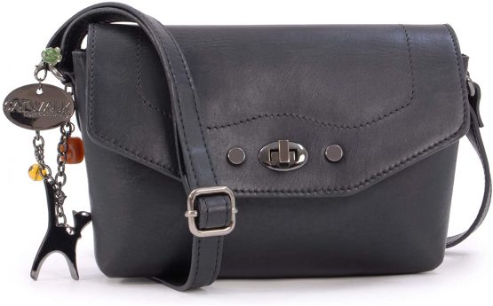 Catwalk Collection Handbags - Small Crossbody Bag For Women - Shoulder Bag - fits Smart Phone - Leather - FLORENCE