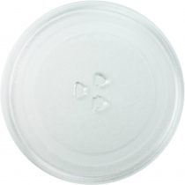 SPARES2GO Universal Glass Turntable Plate Dish for All Makes of Microwave Oven (245mm)