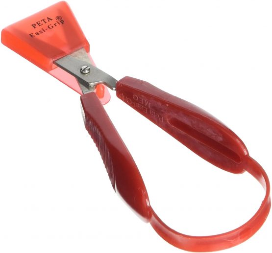 Sammons Preston Easi-Grip Scissors with Round Tip, Both Left and Right, 1" Blade, Lightweight and Easy to Use Scissors for Cutting, Scissors for Children and Disabled, Easy Grip Safe Handle Scissors - Image 2