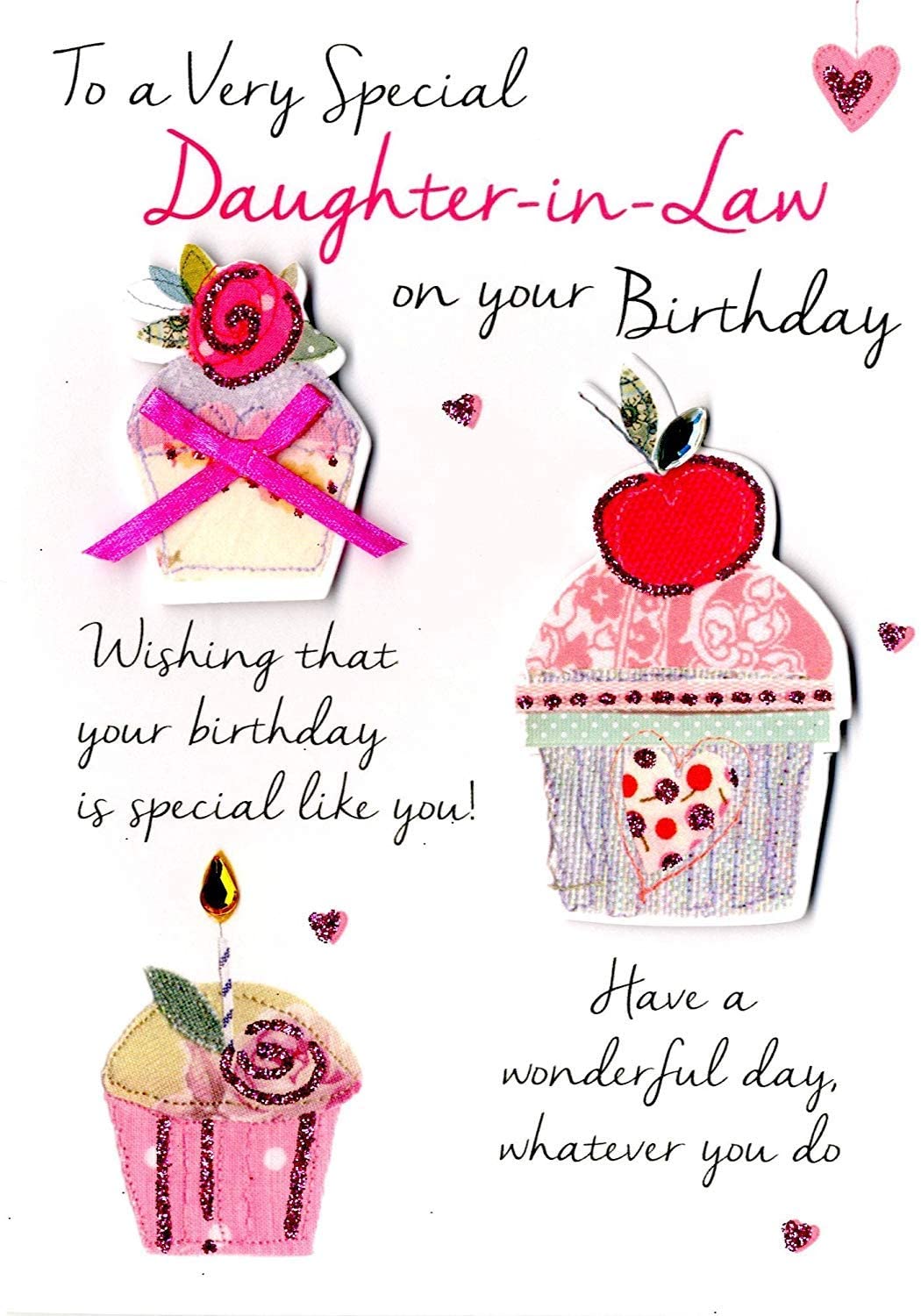 Special Daughter-in-Law Birthday Greeting Card Second Nature Just to Say Cards, 210 x 290 mm