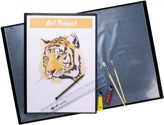 Tiger 40 A2 Pocket Presentation Display Book - Black - Image 2