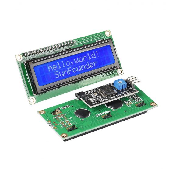 SunFounder IIC I2C TWI 1602 Serial LCD Module Display for Arduino R3 Mega 2560 16x2 - Image 2