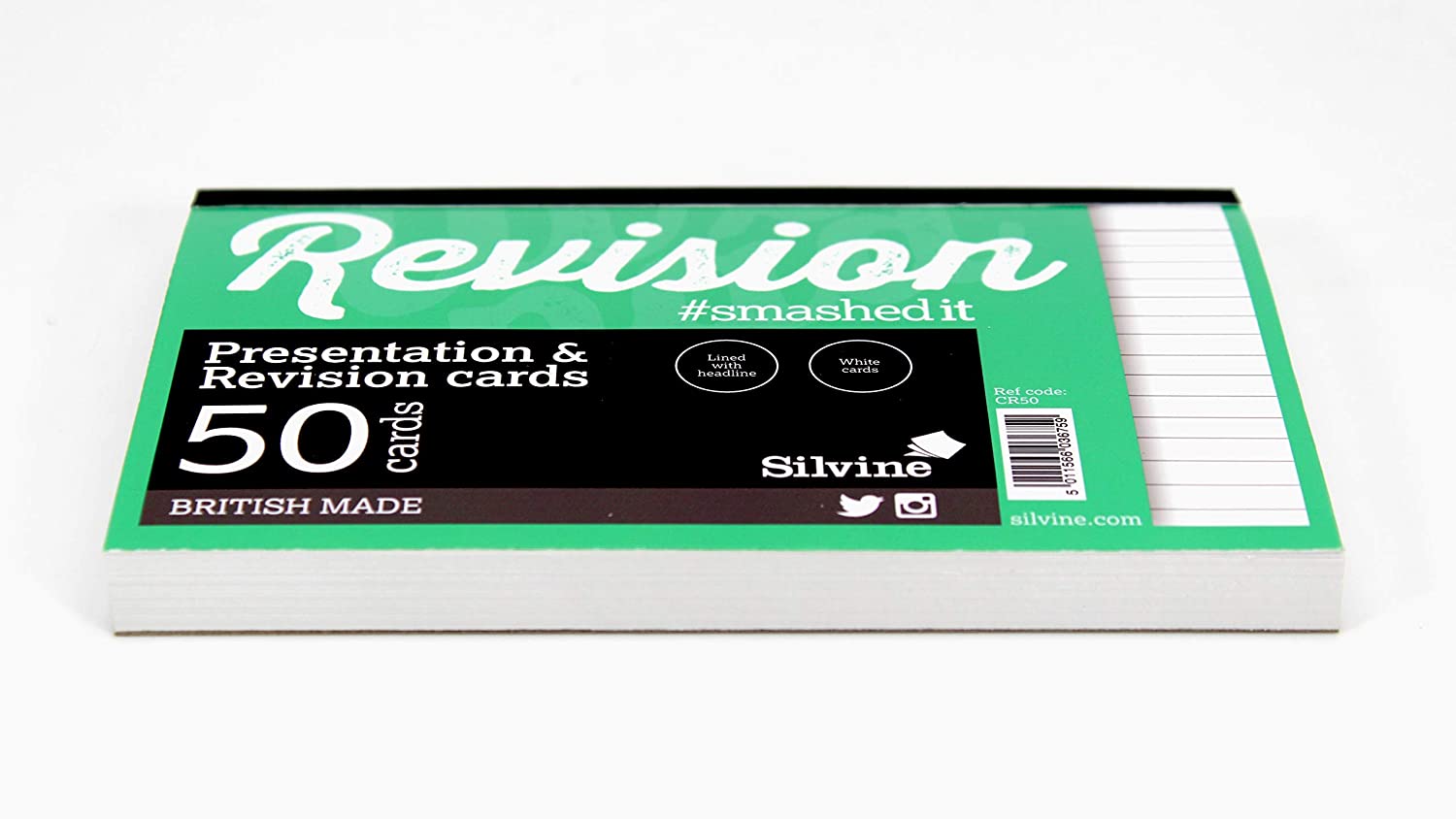 Luxpad A6 Gluebound Revision & Presentation Cards, White, A6 (6 x 4 inches) - Image 4