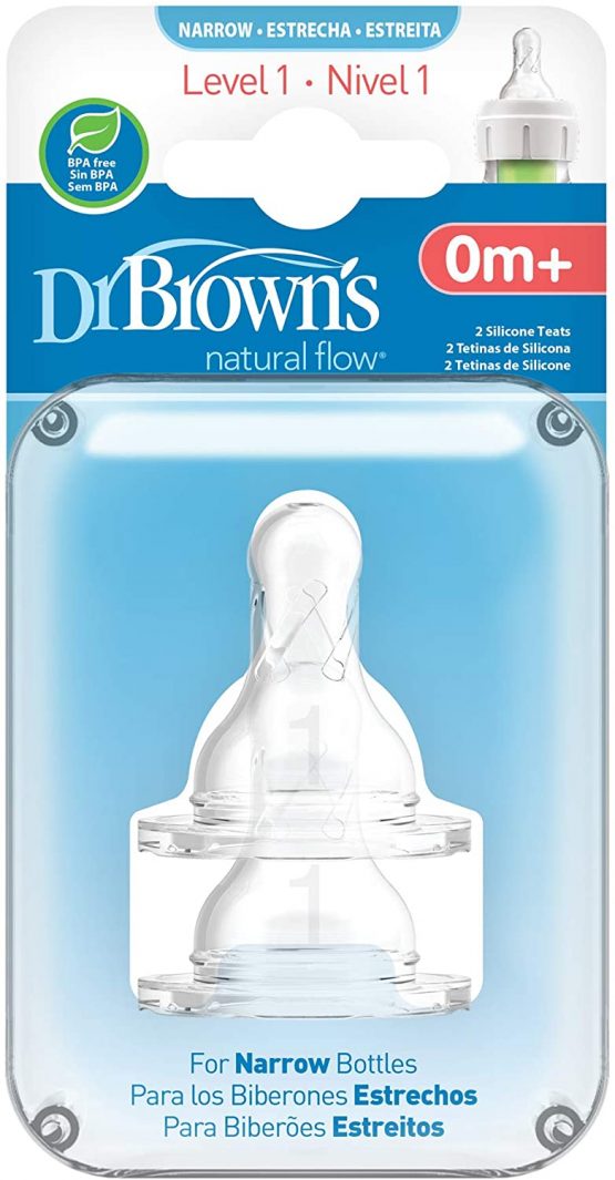 Drn's Options – Narrow Mouth Teat +0 meses transparent - Image 2