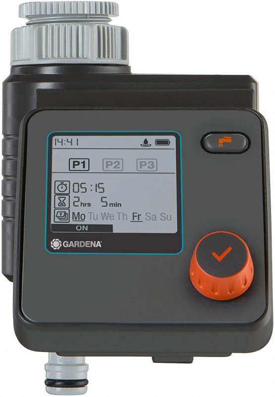 Gardena Select irrigation control, black, gray, orange - Image 2