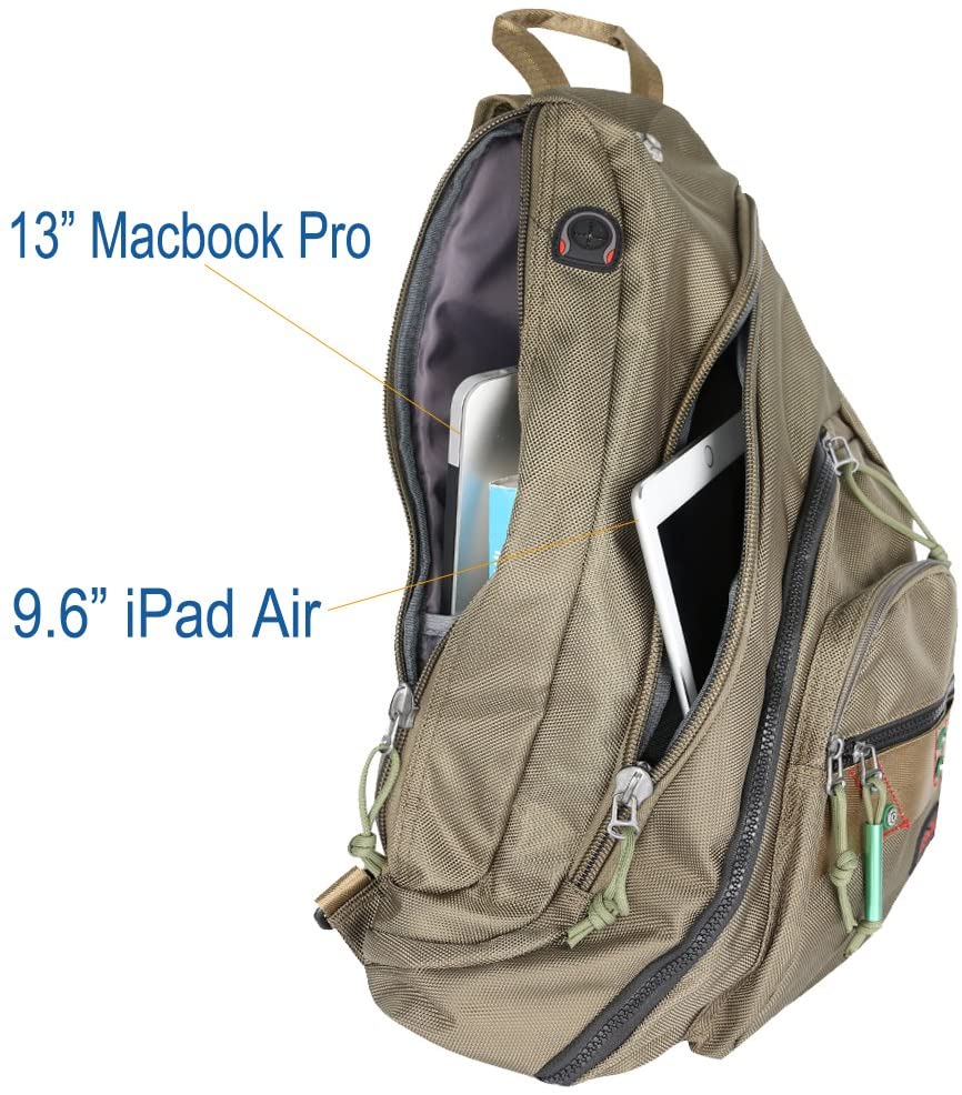 Larswon Sling Backpack, Sling Bag for Laptop, Crossbody Bag For Men, Shoulder Bag for Women, Laptop Backpack, Top Quality Backpack - Image 3