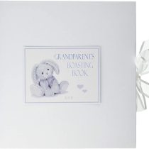 White Cotton Cards Blue Grandparent's Boasting Memory Book (NRB2C), of