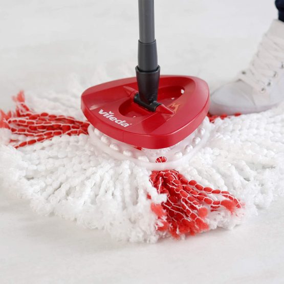 Vileda Turbo 2-In-1 Microfibre Mop Refill Red, Pack of 2 - Image 3
