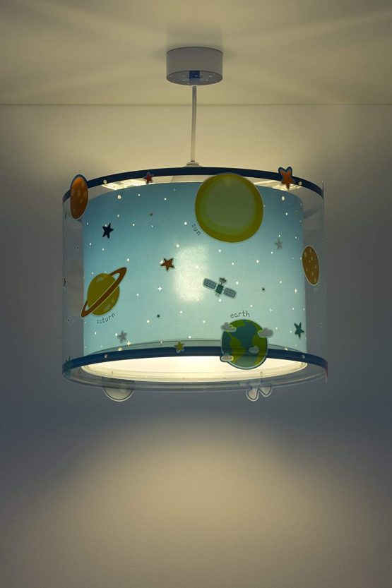 Dalber Children's lamp Pendant Light Pendant lamp 3 Lights Planets Room - Image 3