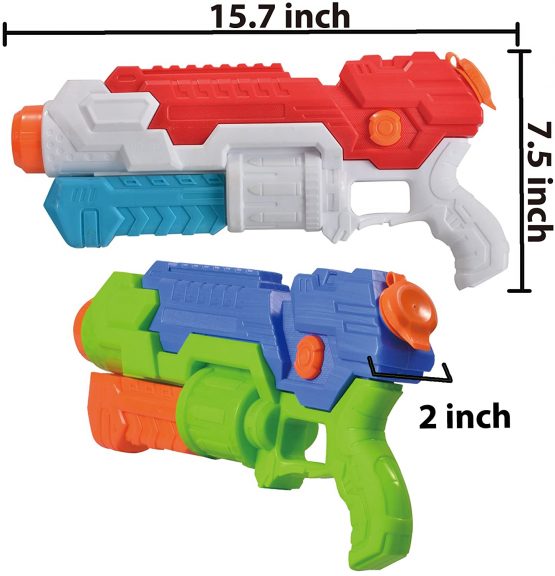 JOYIN 2 Pack Water Pistol Guns High Capacity Water Super Soaker Blaster Squirt Gun Swimming Pool Beach Sand Water Fighting Toy - Image 2