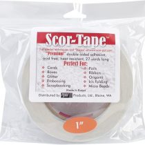 Scor-Pal Scor-Tape-1 inch x 27 Yard, 1" x27yd