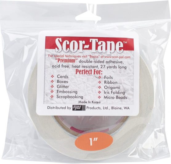 Scor-Pal Scor-Tape-1 inch x 27 Yard, 1" x27yd