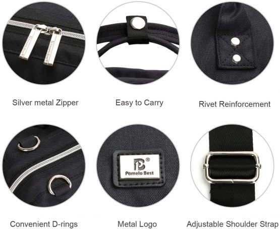 Baby Changing Bag with Pram Clips and Changing Mat - Image 3