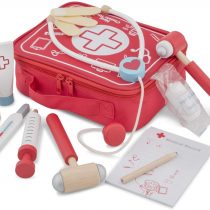 New Classic Toys 18291 Doctor Set 3 Years and Up Educational Color Perception Toy for Preschool Age Toddlers Boys Girls, Red